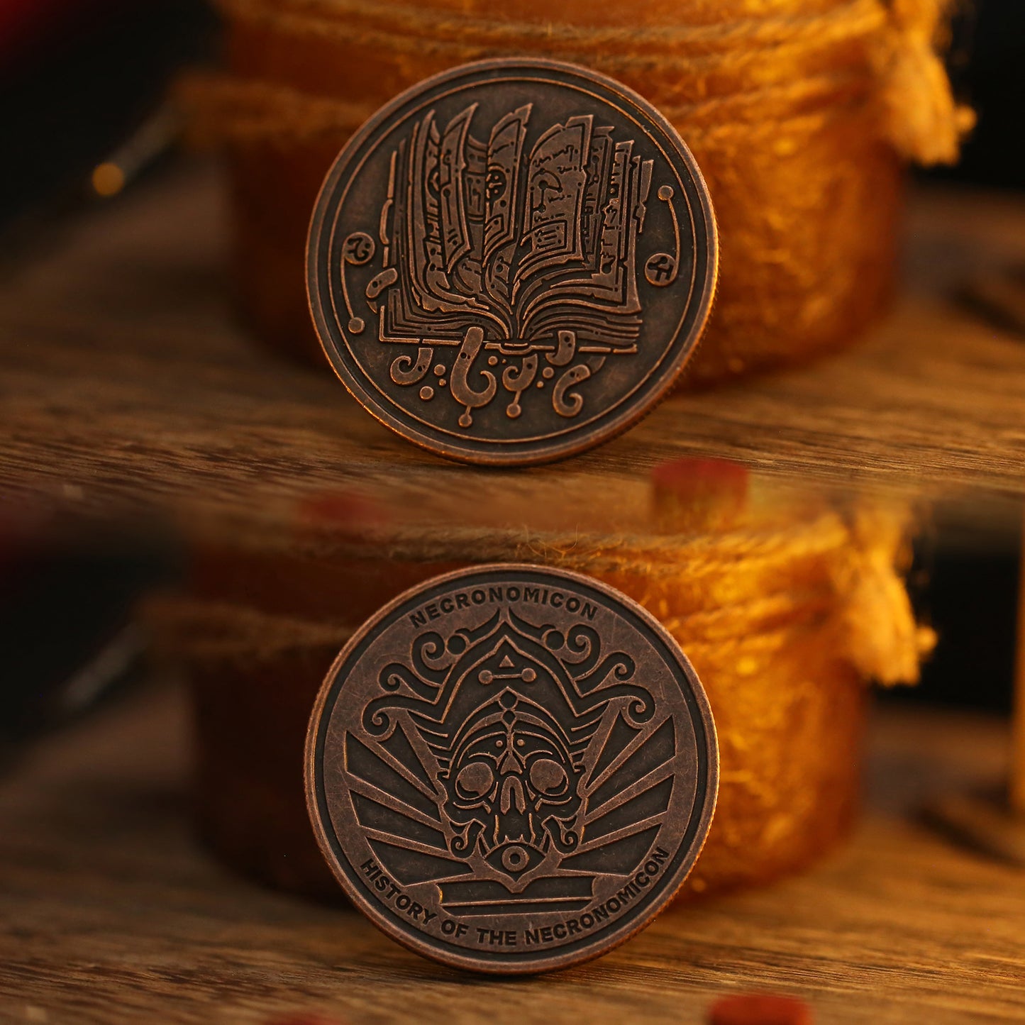 Etches of Time Cthulhu Mythos Metal Coins