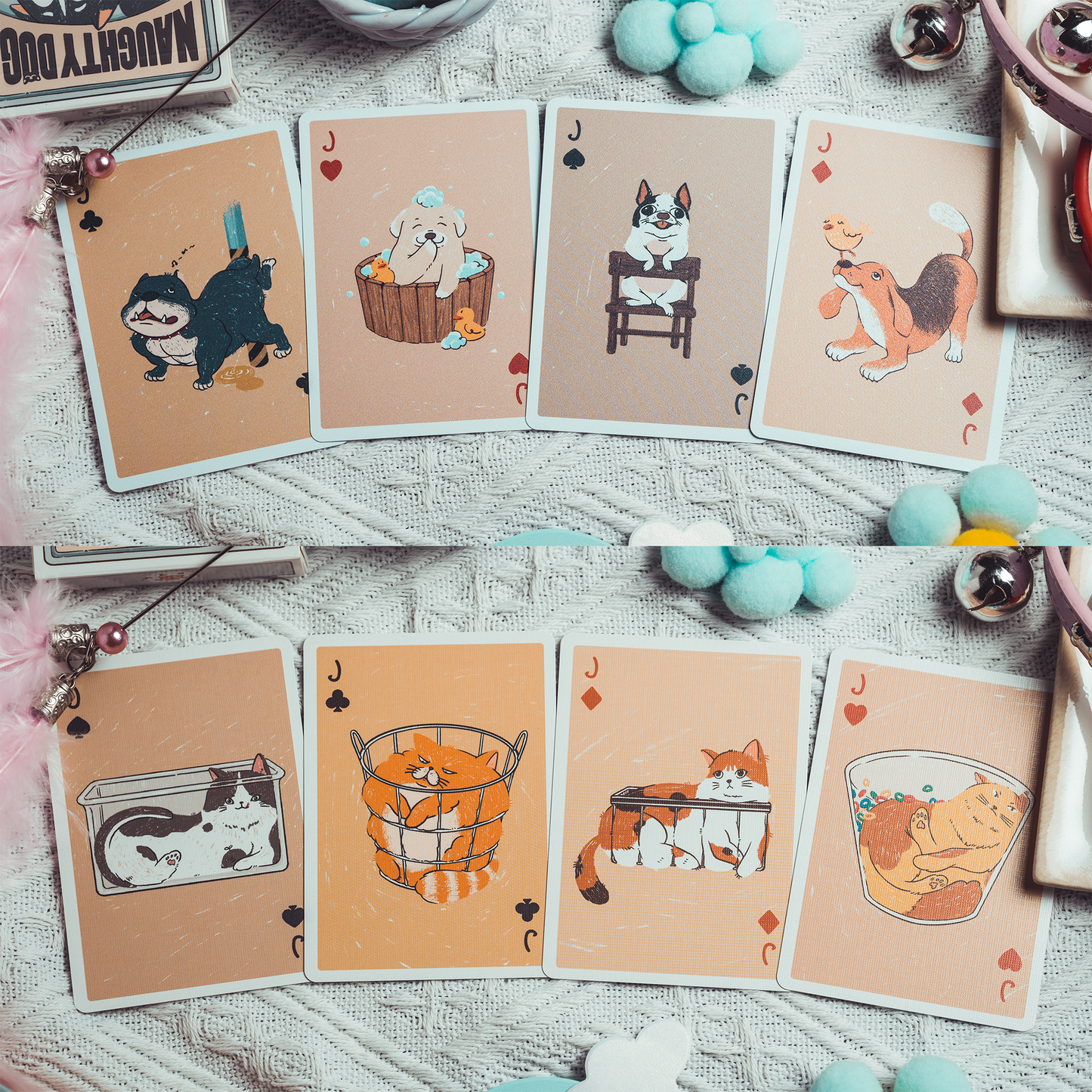 Naughty Dog & Liquid Cat Playing Cards