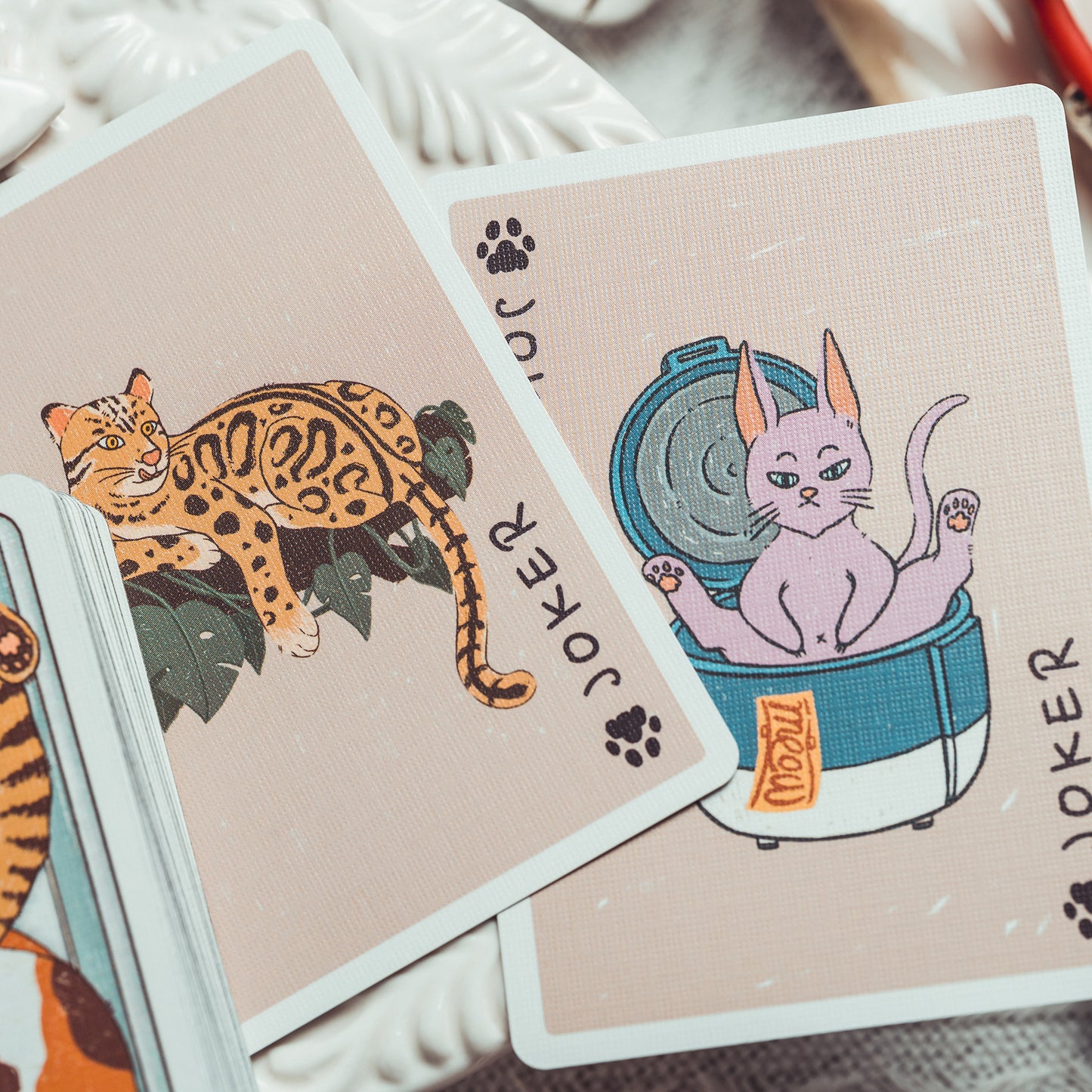 Naughty Dog & Liquid Cat Playing Cards