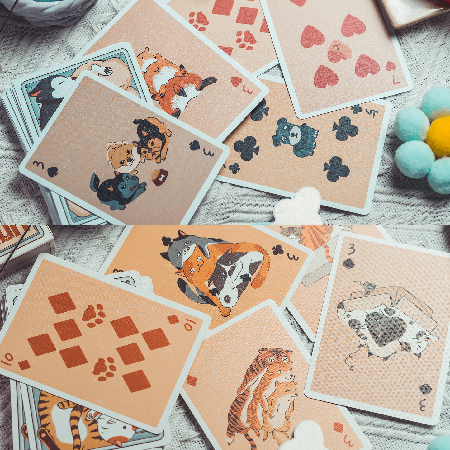 Naughty Dog & Liquid Cat Playing Cards