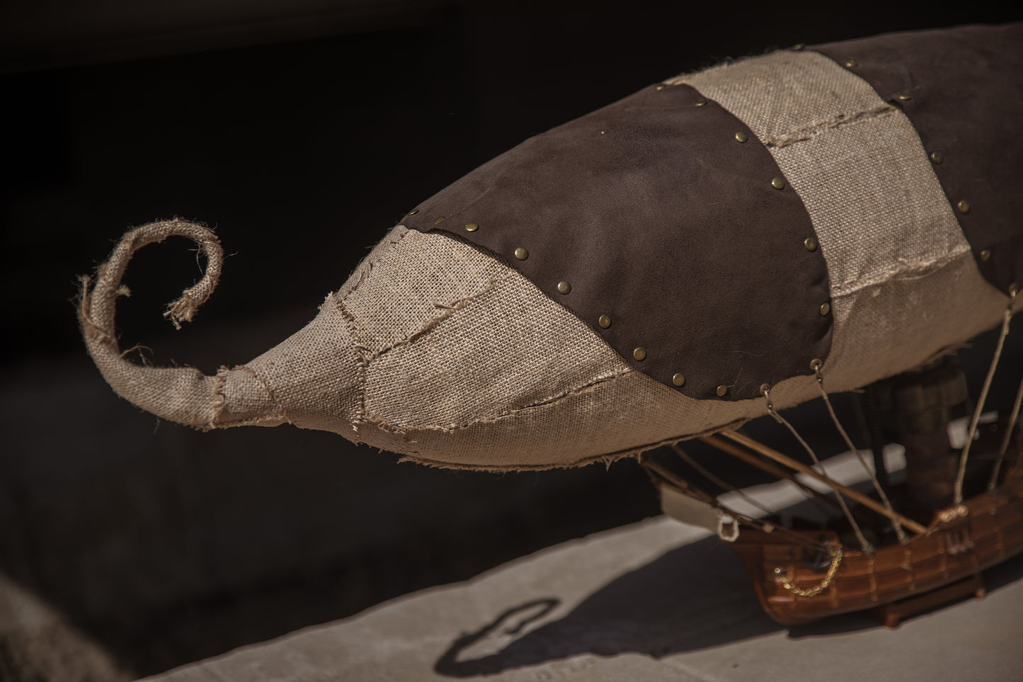 "Zeppelin" Handcrafted Steampunk Airship Model