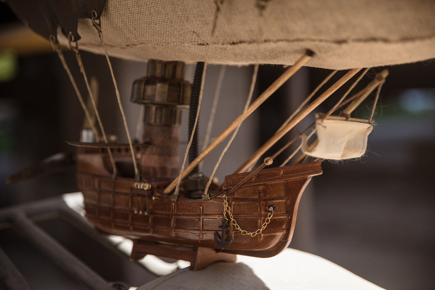 "Zeppelin" Handcrafted Steampunk Airship Model