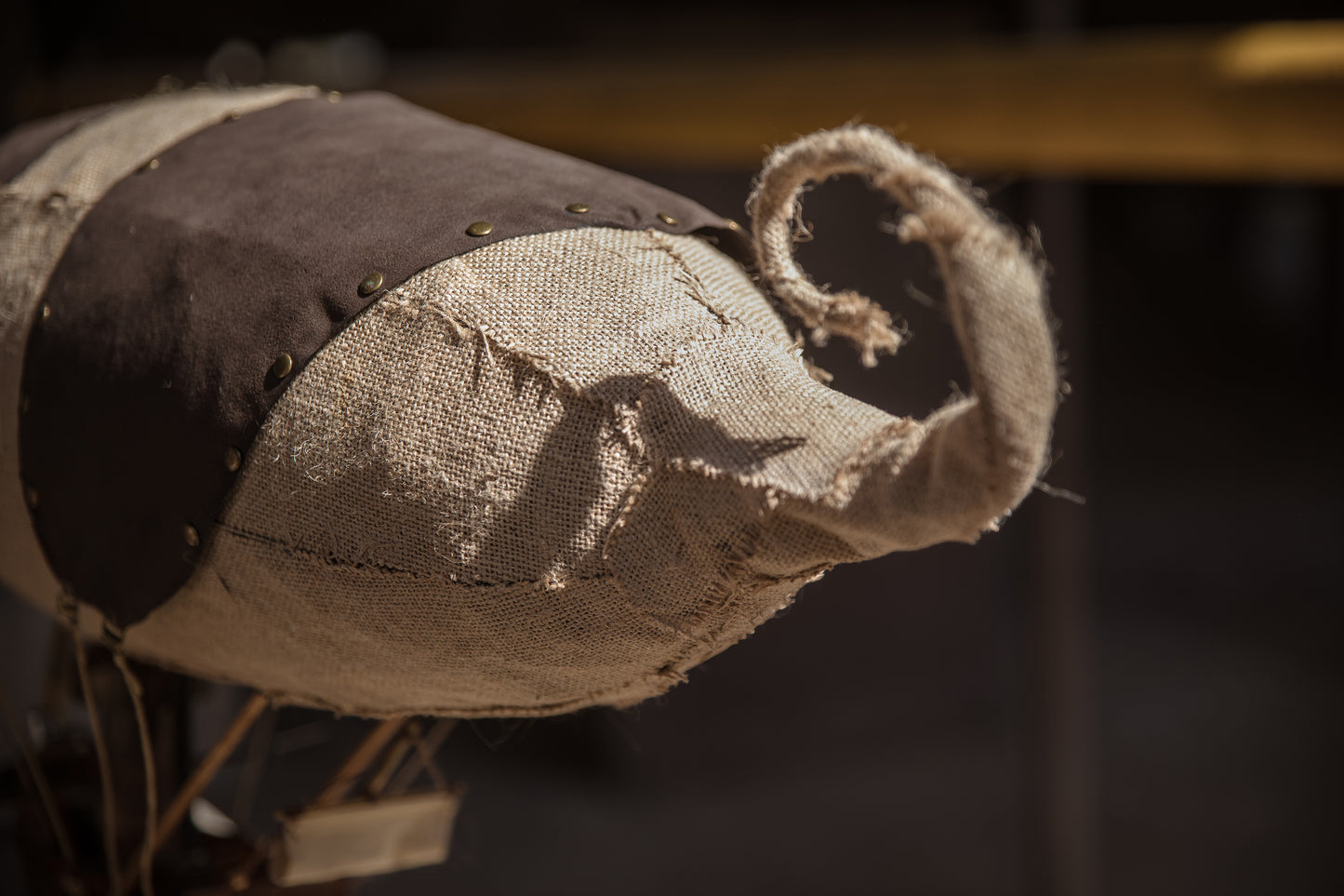 "Zeppelin" Handcrafted Steampunk Airship Model