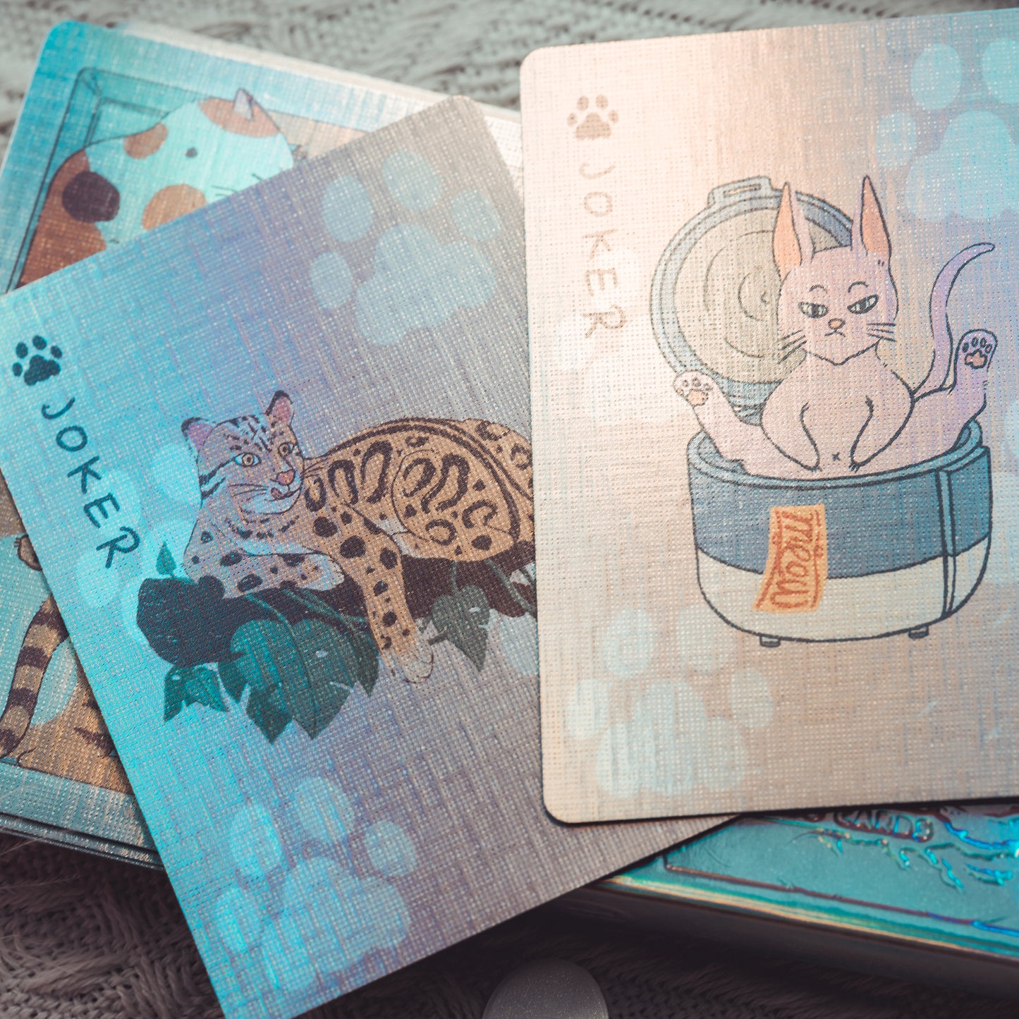 Naughty Dog & Liquid Cat Playing Cards