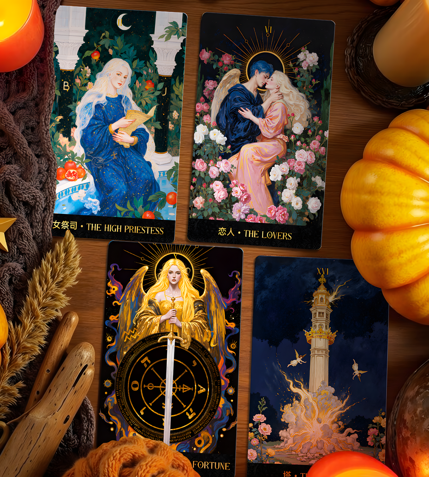Moonshadow Floral Vow Tarot