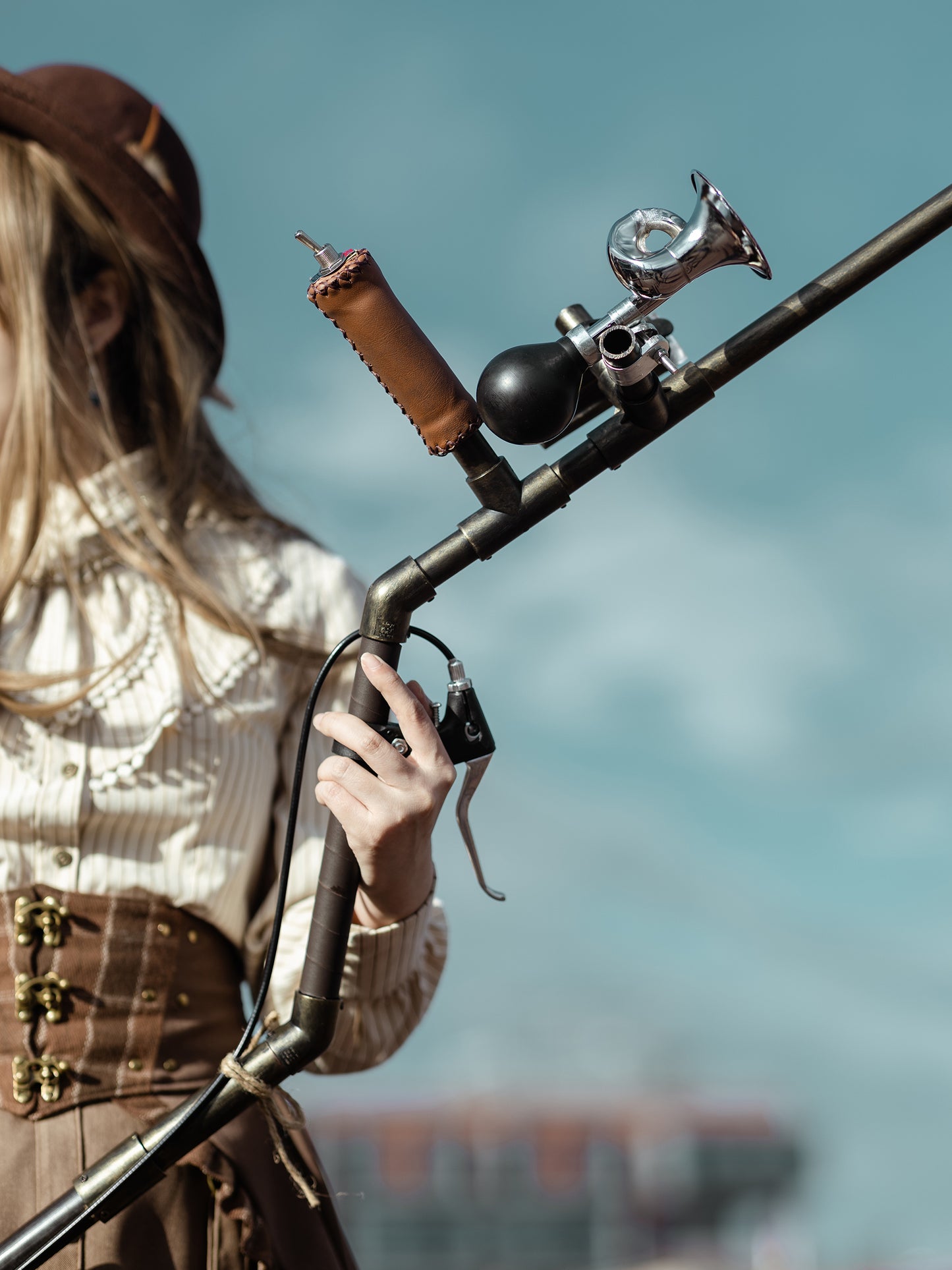 "Nimbus 200" Handcrafted Steampunk Magic Broom
