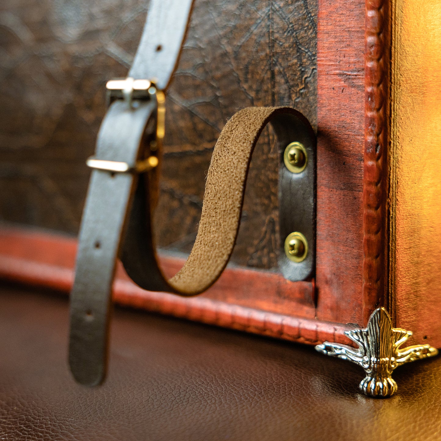 "Matchbox" Handcrafted Steampunk Backpack with Gauges & Lights