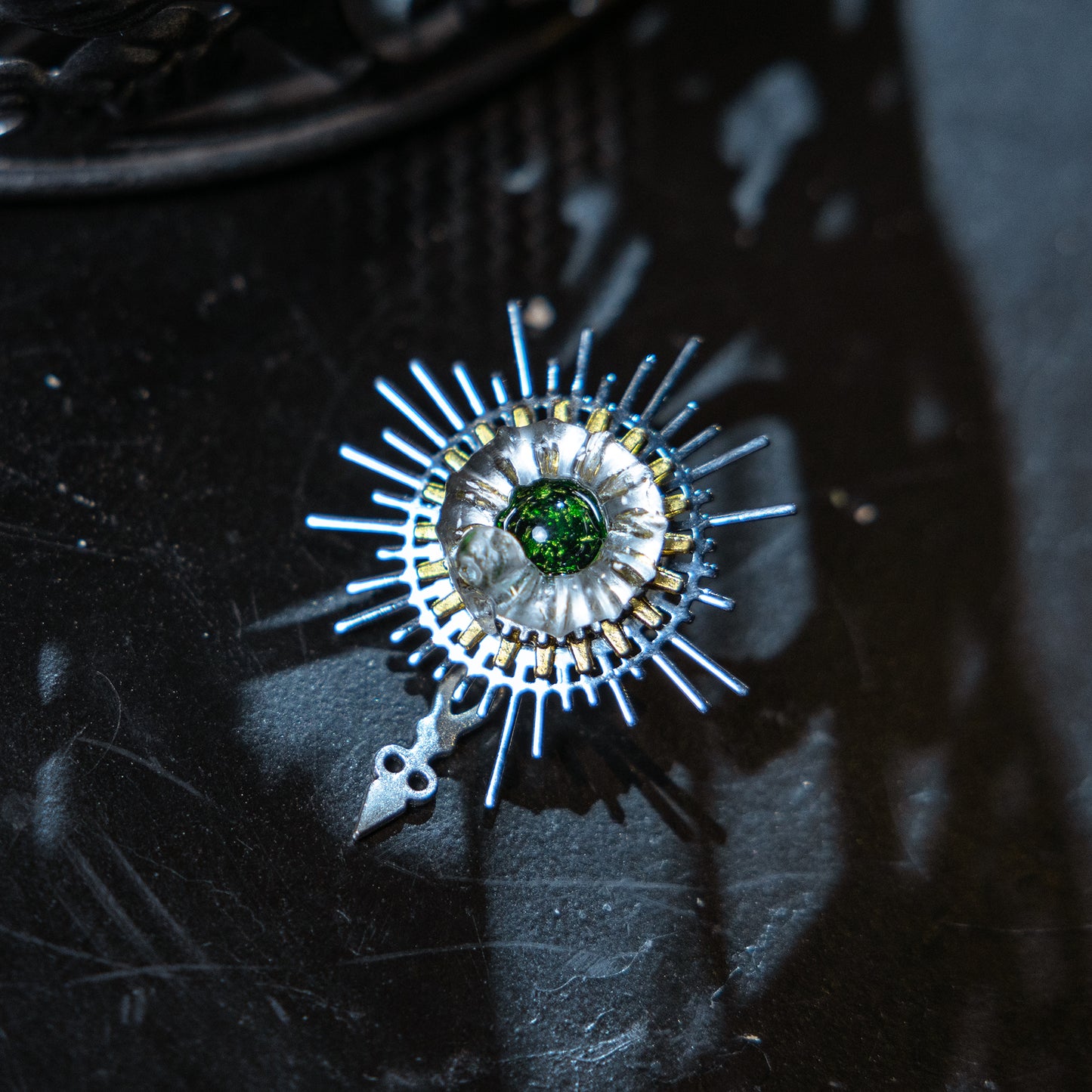 Lord of Mysteries Amon Series "Worm of Time" Handcrafted Steampunk Brooch