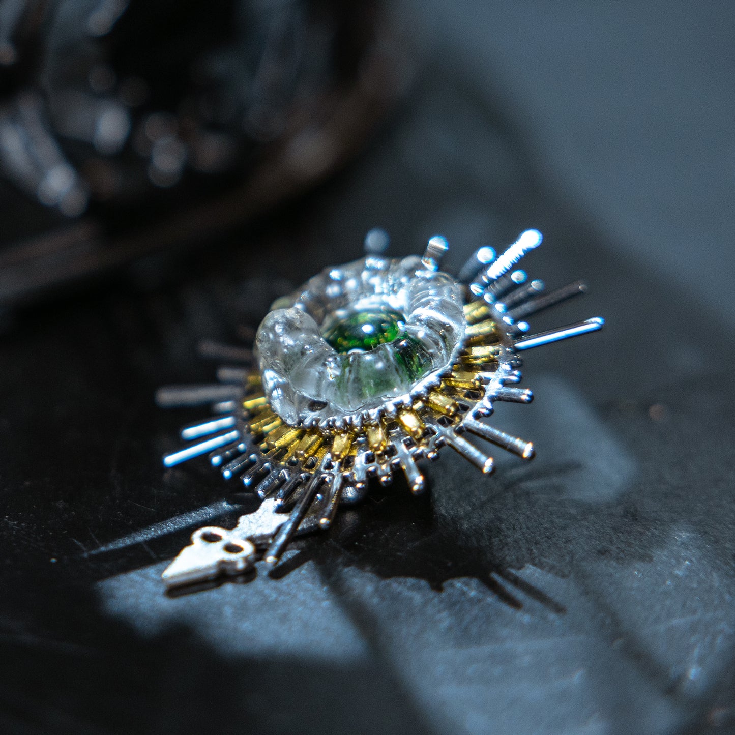 Lord of Mysteries Amon Series "Worm of Time" Handcrafted Steampunk Brooch