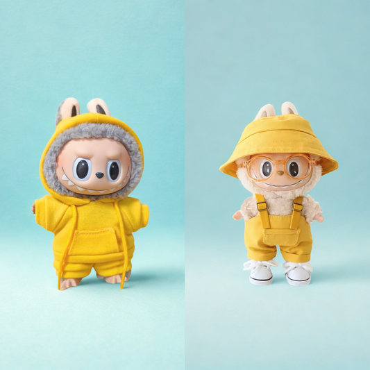 Handmade Clothes for Labubu & 15-17 cm Dolls "on/off Campus"