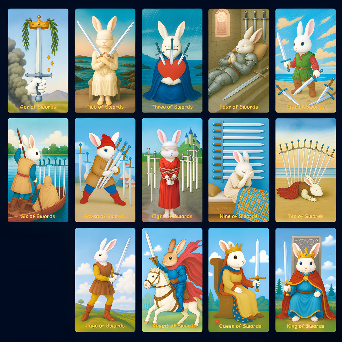 Spirit Moon Rabbit Tarot
