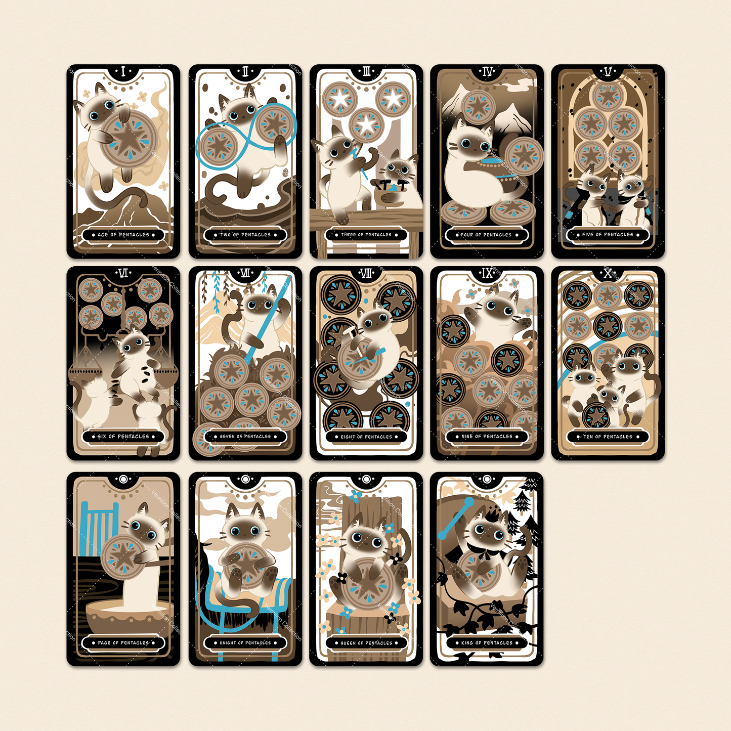 Mocha Siamese Tarot