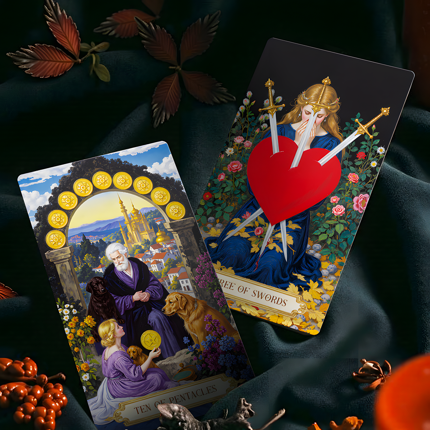 Moonshadow Floral Vow Tarot