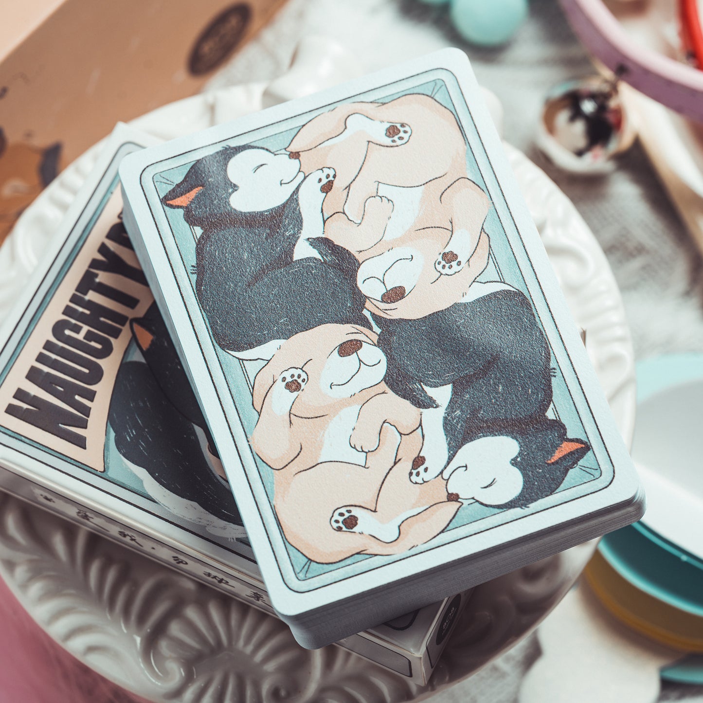 Naughty Dog & Liquid Cat Playing Cards