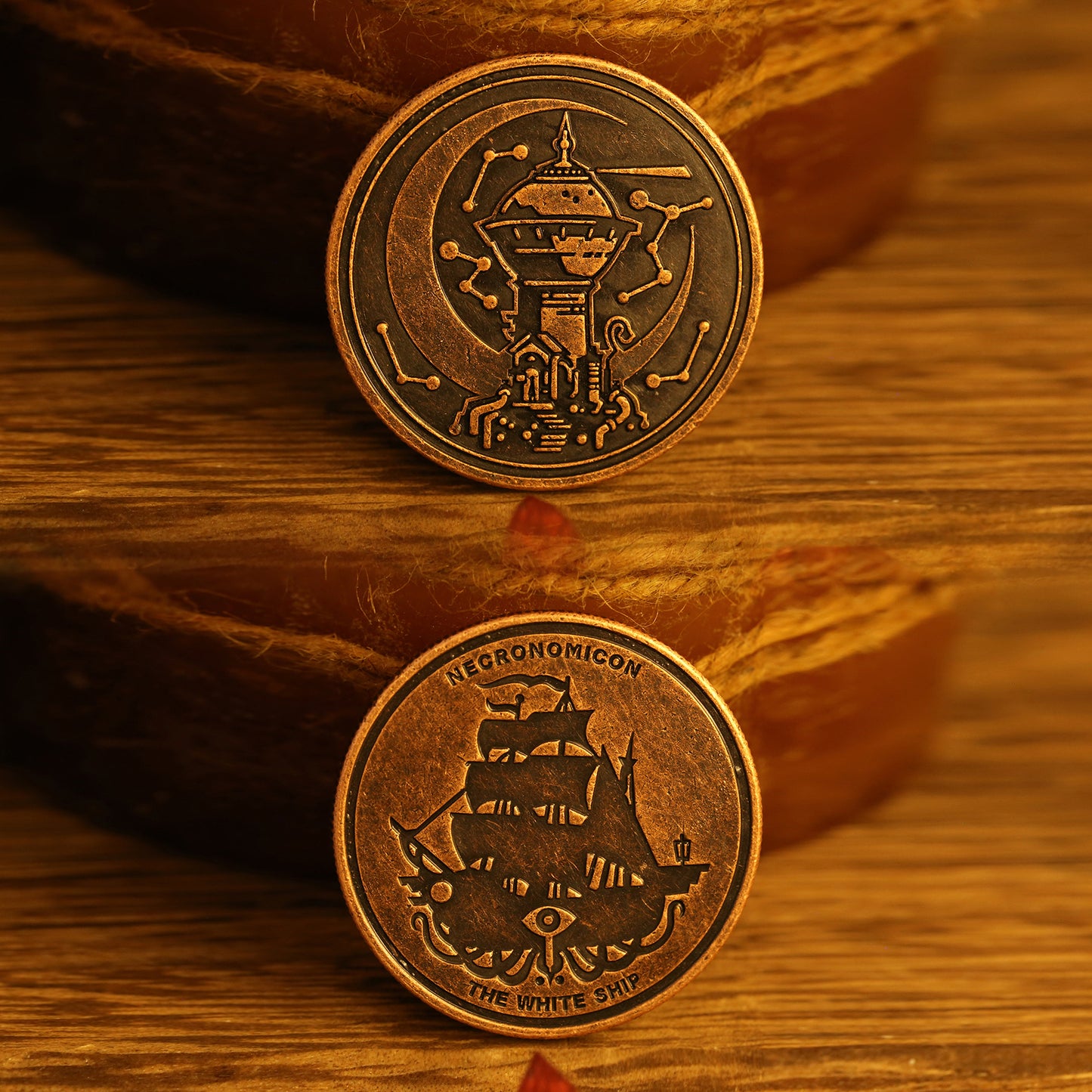 Etches of Time Cthulhu Mythos Metal Coins