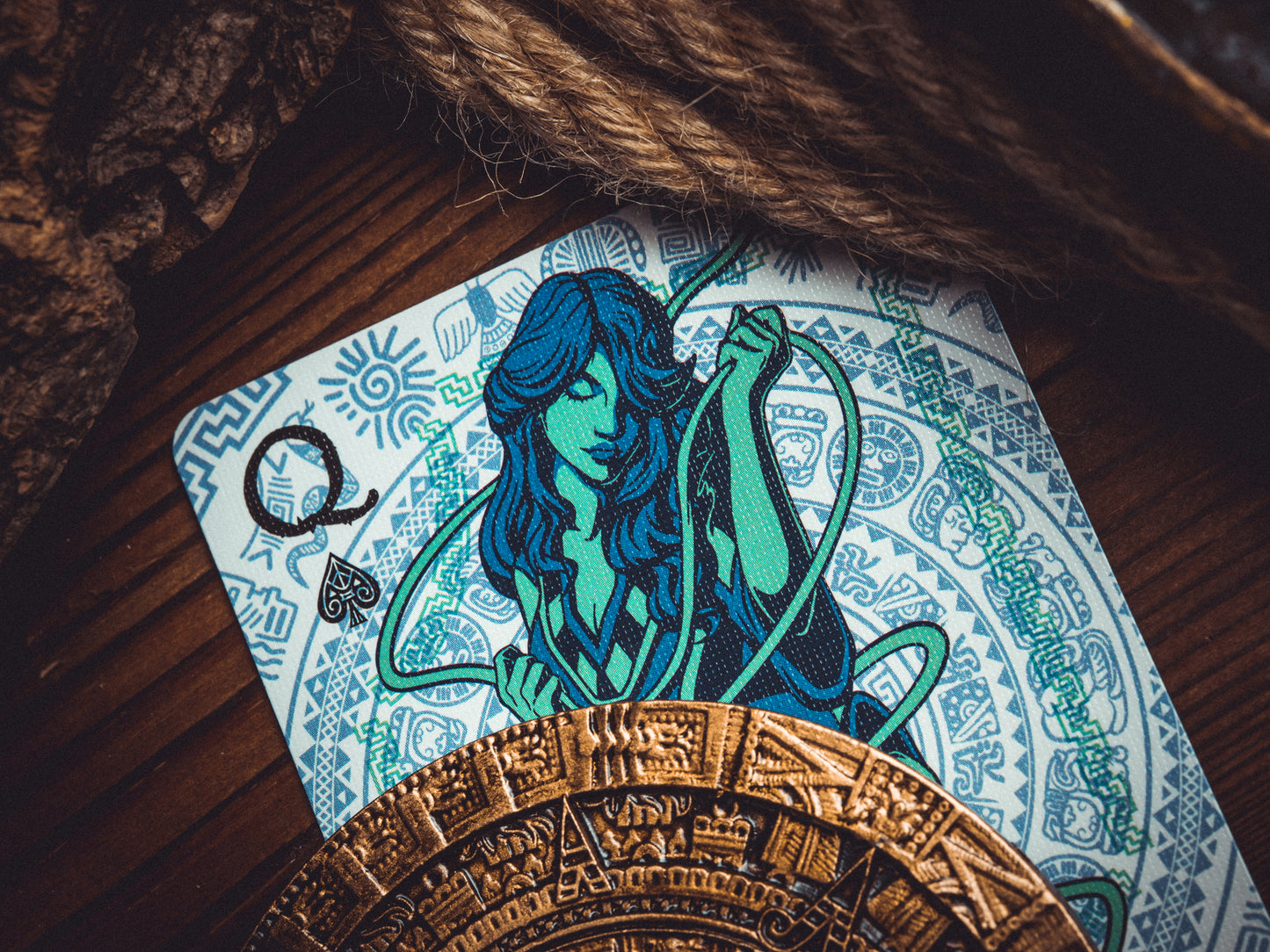 Maya Sun & Moon Playing Cards