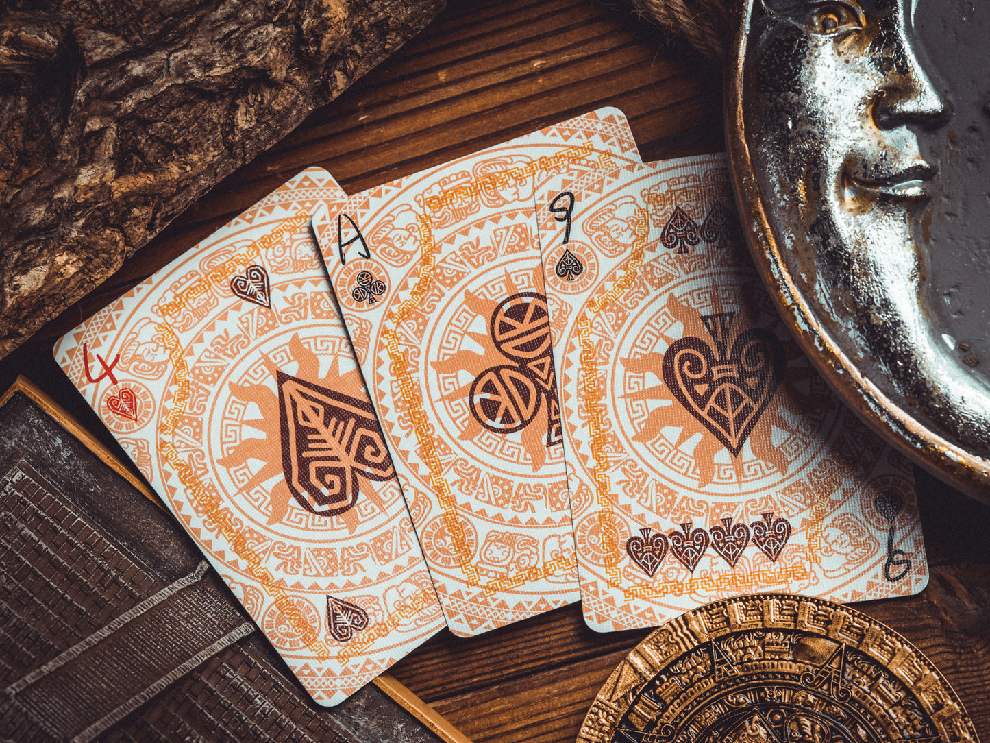 Maya Sun & Moon Playing Cards