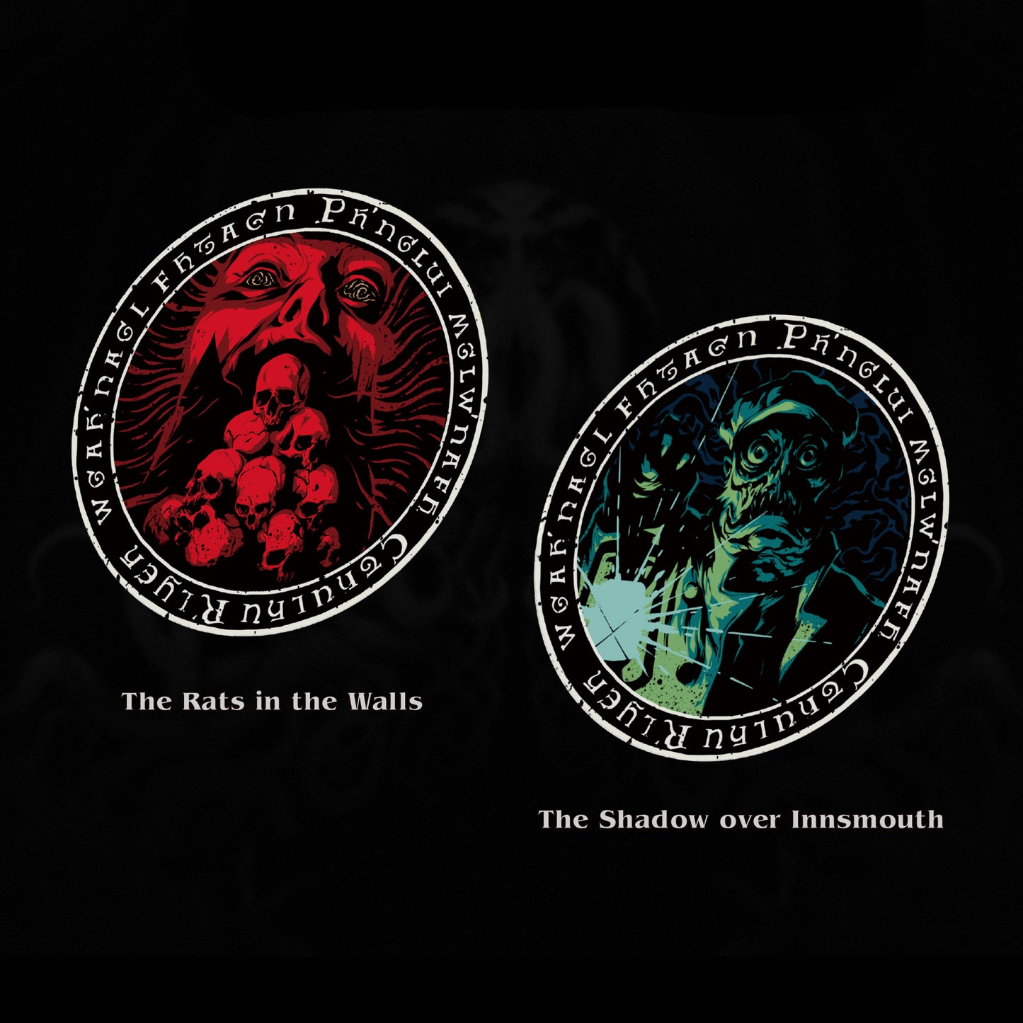 Pages on Glue Cthulhu Mythos PVC Vinyl Stickers