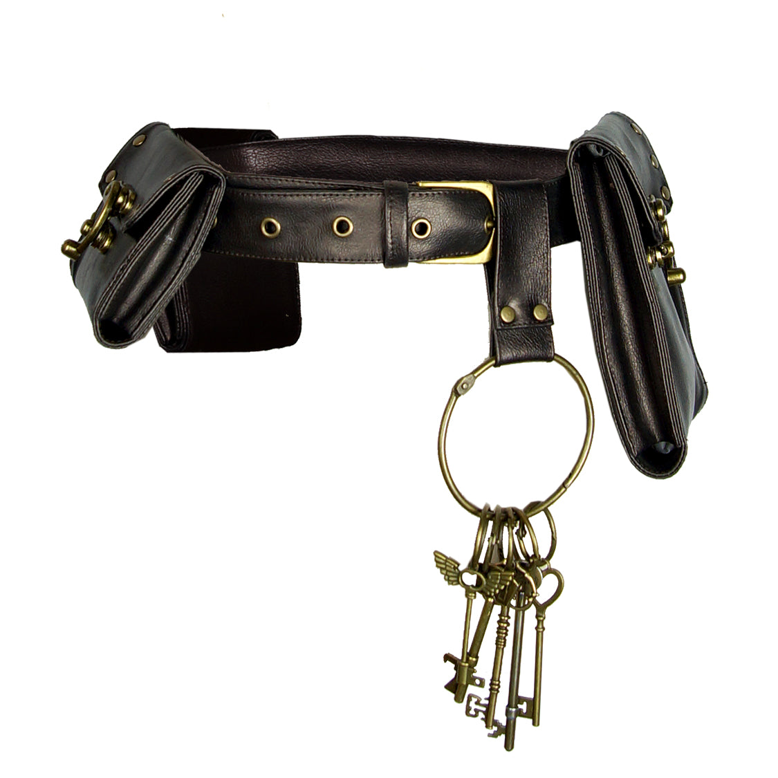 Jacquard's Utility Belt with Pouches Handcrafted Steampunk Waist Accessory