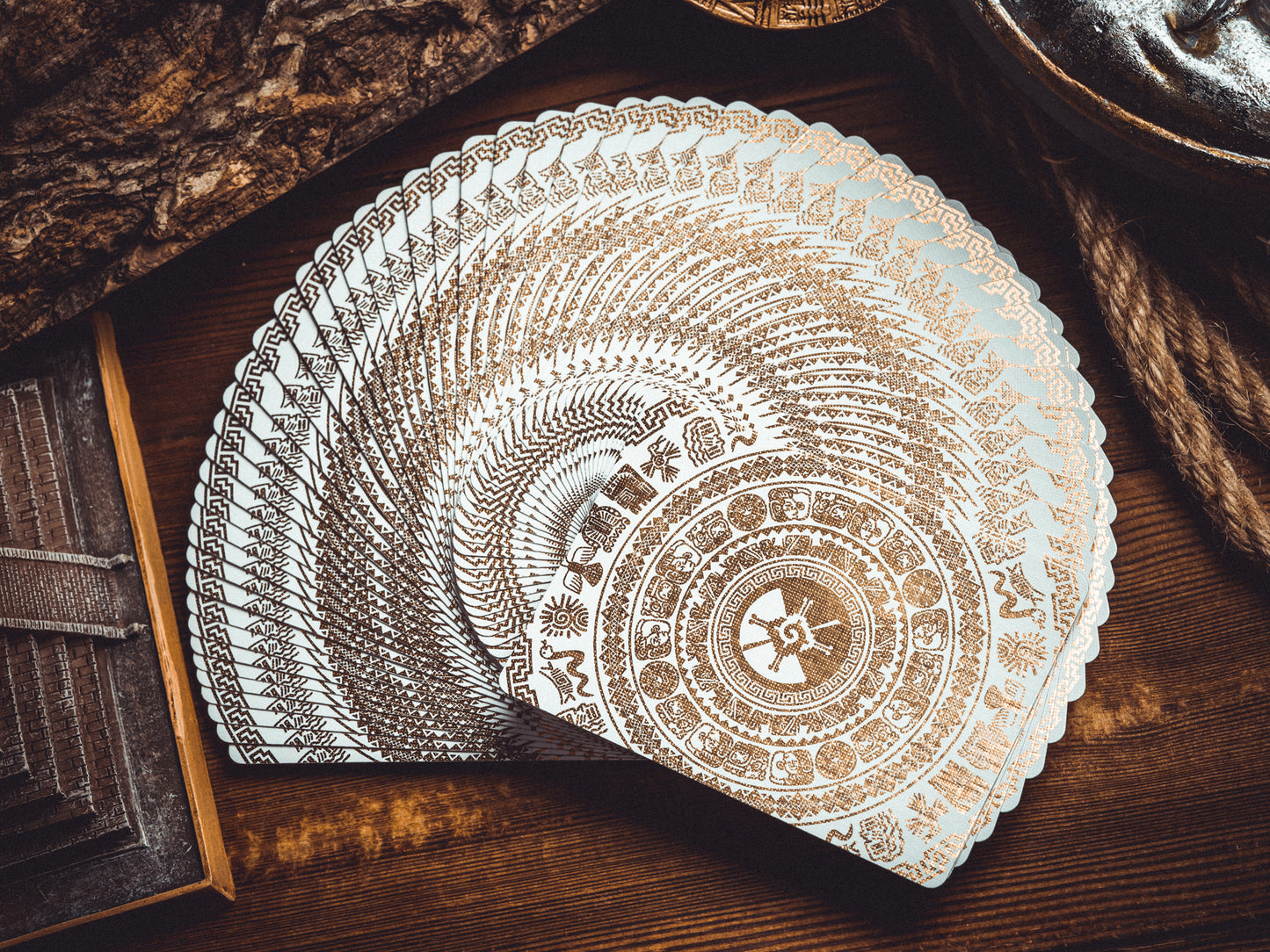 Maya Sun & Moon Playing Cards