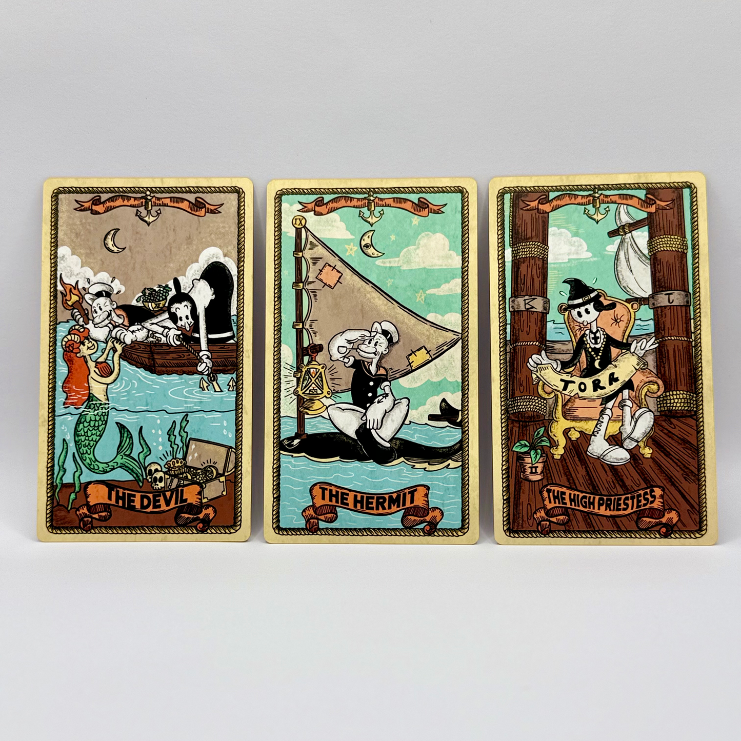 Sailor's Arcana: Popeye Inspired Tarot Deck