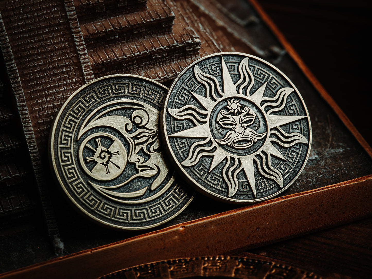 Maya Sun & Moon Playing Cards
