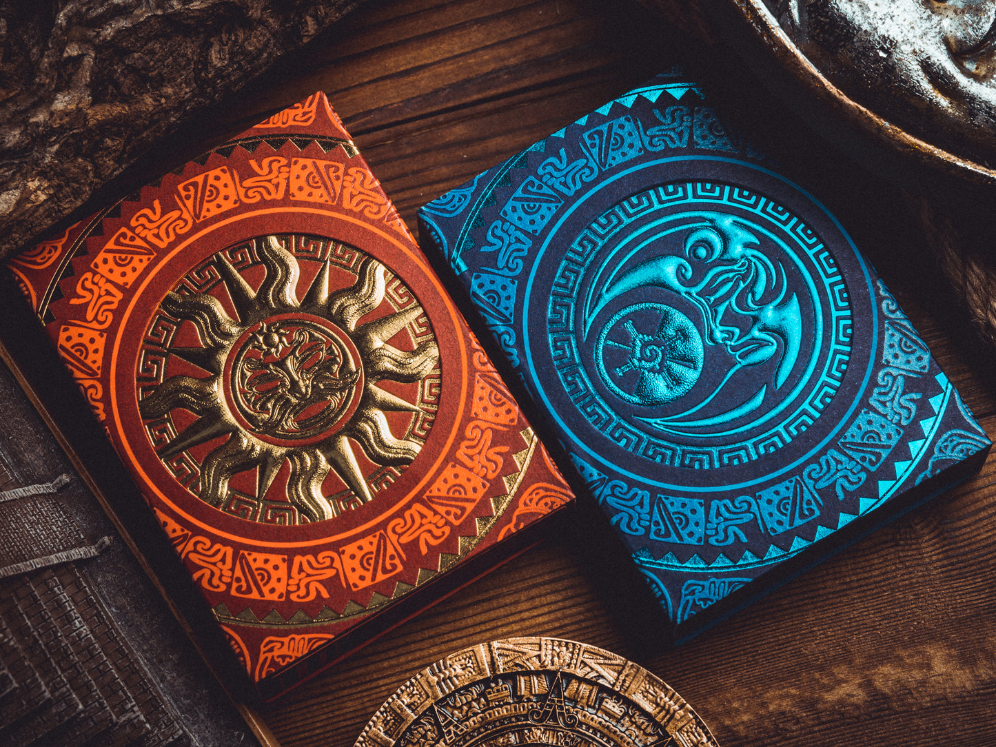 Maya Sun & Moon Playing Cards