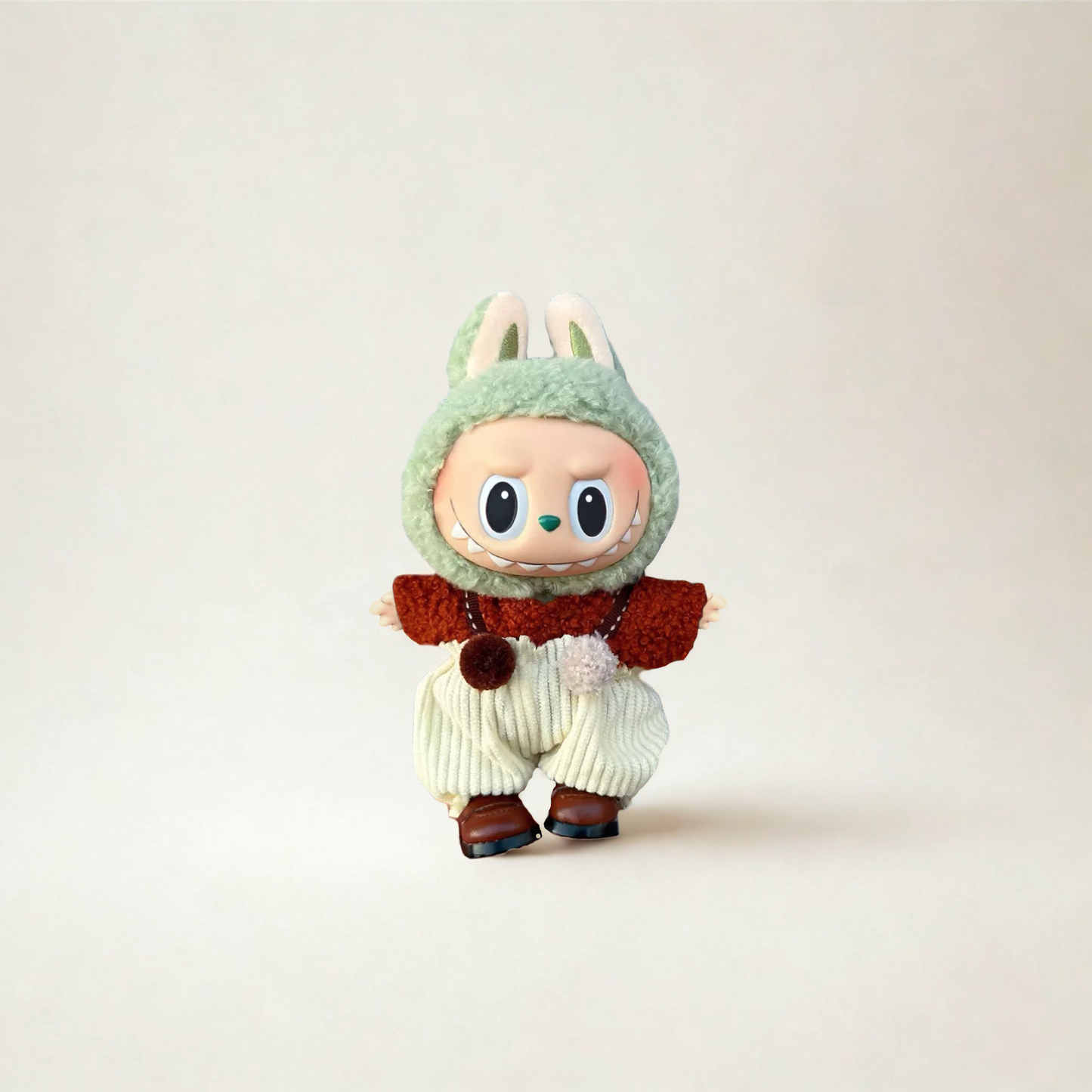 Handmade Clothes for Labubu & 15-17 cm Dolls "Fashion o'Clock"