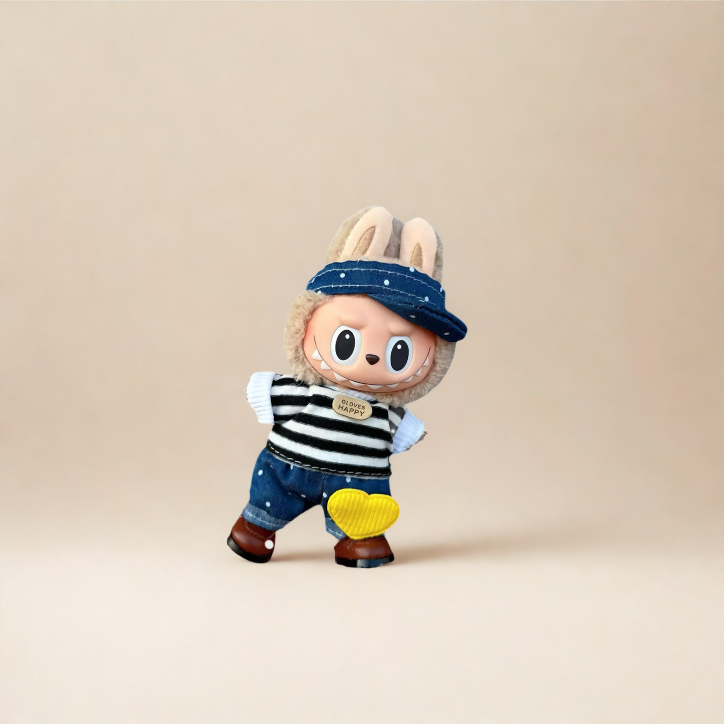 Handmade Clothes for Labubu & 15-17 cm Dolls "Fashion o'Clock"