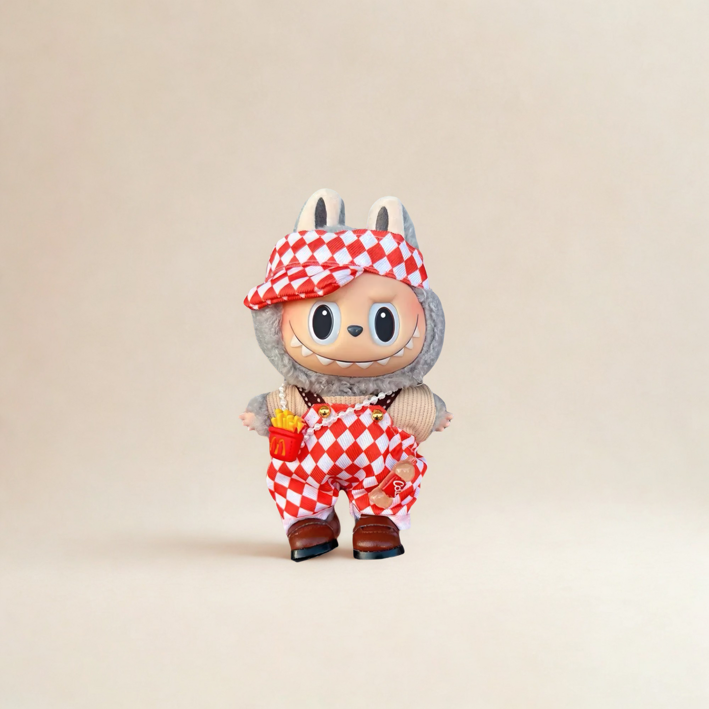 Handmade Clothes for Labubu & 15-17 cm Dolls "Fashion o'Clock"