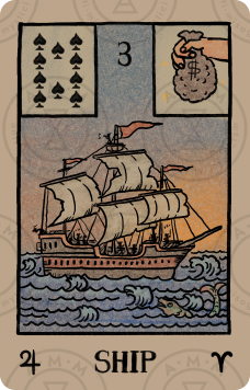 Akashic Eye Lenormand – Ship