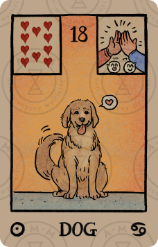 Akashic Eye Lenormand – Dog