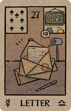 Akashic Eye Lenormand – Letter