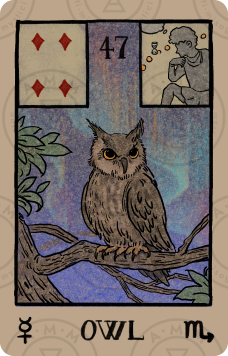 Akashic Eye Lenormand – Owl