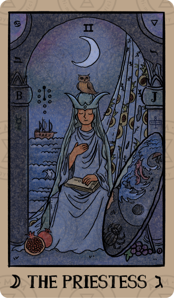 Akashic Eye Tarot – The Priestess