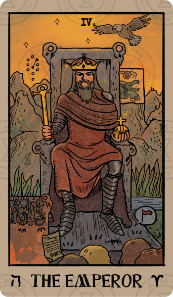 Akashic Eye Tarot – The Emperor