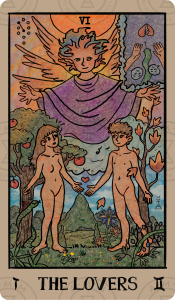Akashic Eye Tarot – The Lovers