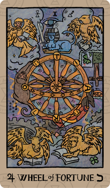 Akashic Eye Tarot – Wheel of Fortune