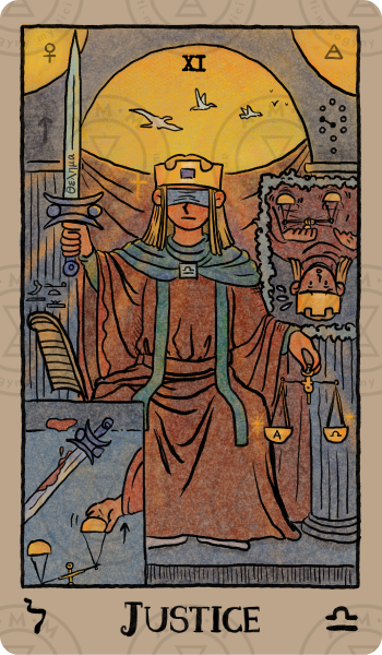 Akashic Eye Tarot – Justice