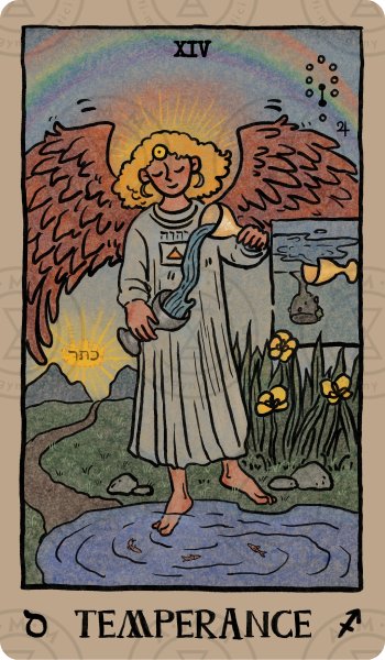 Akashic Eye Tarot – Temperance