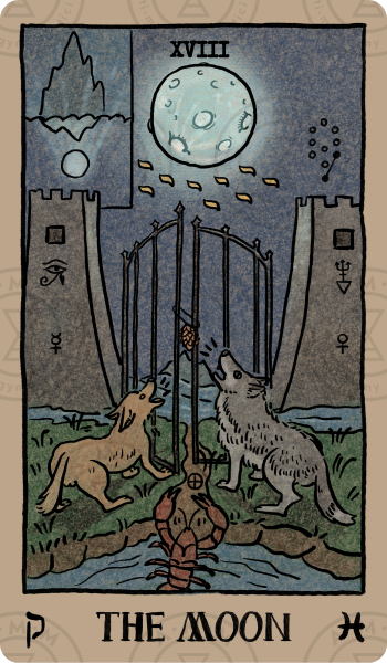 Akashic Eye Tarot – The Moon