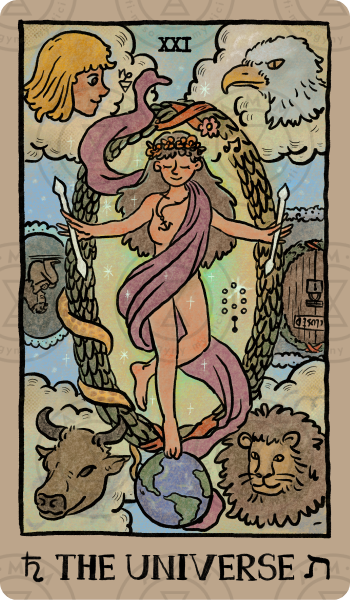Akashic Eye Tarot – The Universe