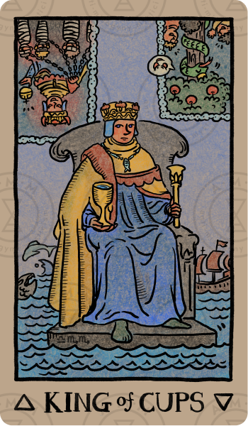 Akashic Eye Tarot – King of Cups