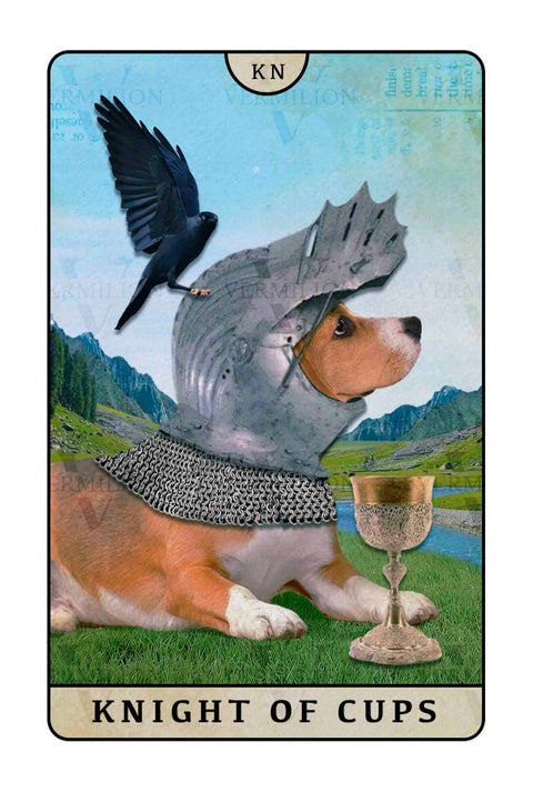 Beagle Dogs Tarot – Knight of Cups