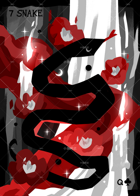 Blood Nightmare Lenormand – Snake