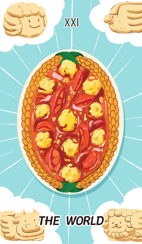 Chinese Cuisine Tarot – The World