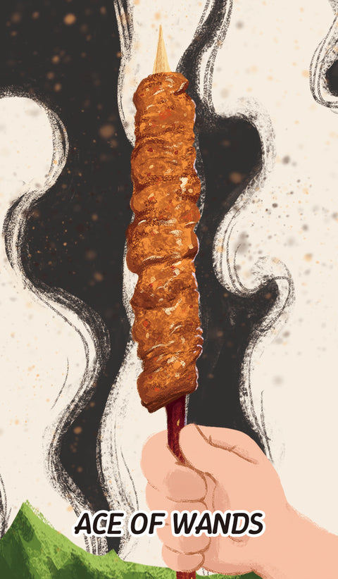Chinese Cuisine Tarot – Ace of Wands
