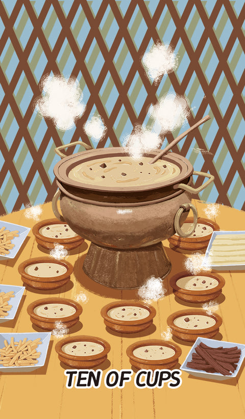 Chinese Cuisine Tarot – Ten of Cups