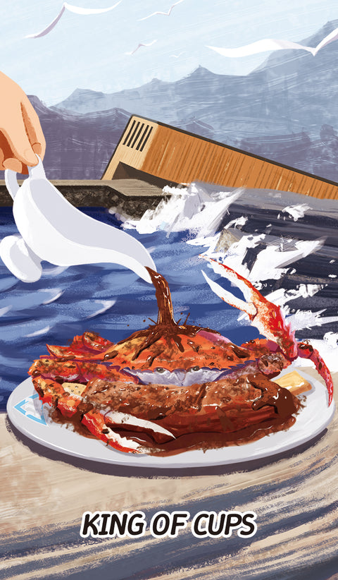 Chinese Cuisine Tarot – King of Cups