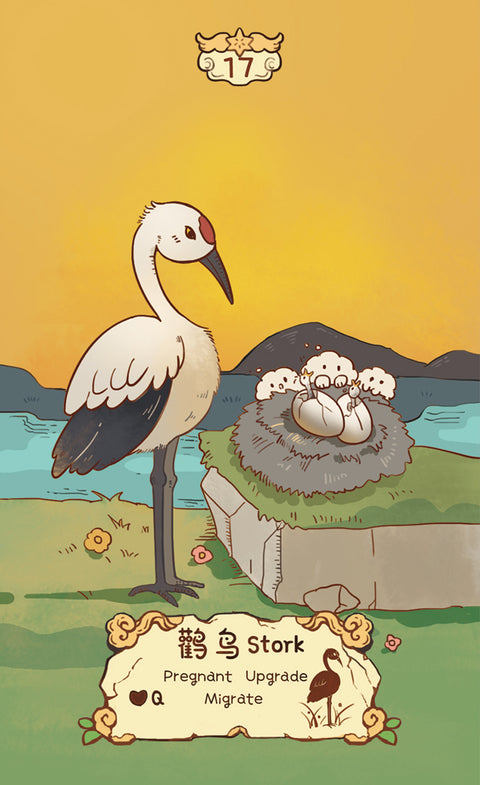 Cloud Rune Legend Lenormand – Stork